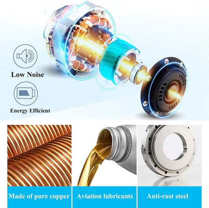 Industrieller Standventilator mit Nebelfunktion, oszillierend für Terrassenkühlung, energieeffizienter Hochgeschwindigkeits-Luftstrom