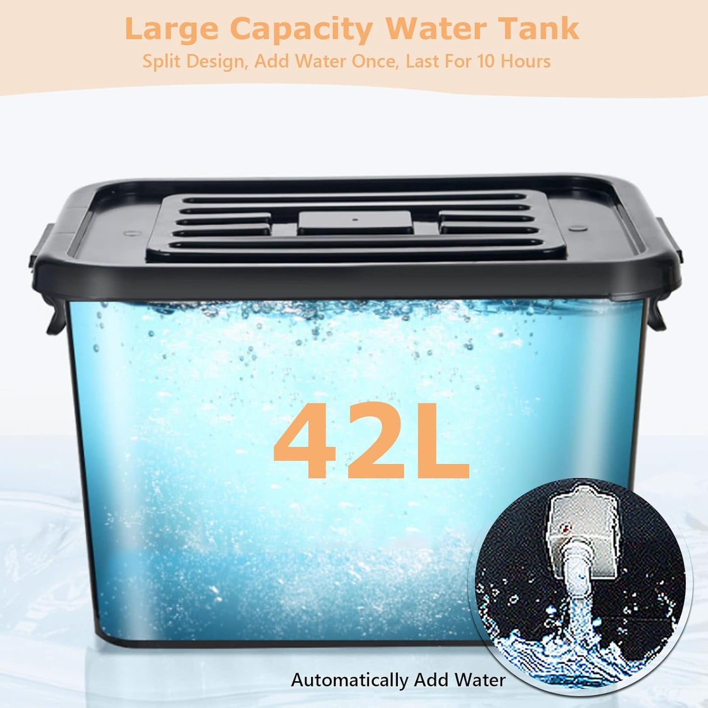 Industrieller Standventilator, 3 Geschwindigkeiten, oszillierend mit großem Fassungsvermögen, robuste Metallkonstruktion für Gewerbe- und Garageneinsatz