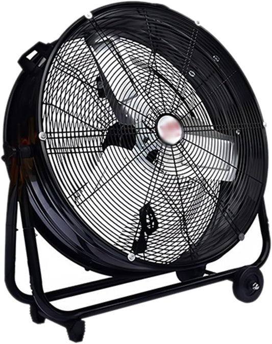 wpenshiDM125 Standventilator Industrieller Elektroventilator Mobiler großer Elektroventilator Fabrik Werkstatt Lager Standventilator(24 inch)