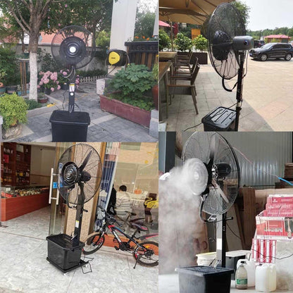 Standventilator Industrieller Standventilators mit wasserkühlung 3 Geschwindigkeiten Terrassenlüftern 90° Oszillation standventilatoren Für Kühlung Von Terrassenlüftern Im Außenbereich(650mm/26inch)