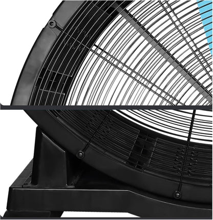 wpenshiDM125 Standventilator Industrieller Elektroventilator Mobiler großer Elektroventilator Fabrik Werkstatt Lager Standventilator(24 inch)