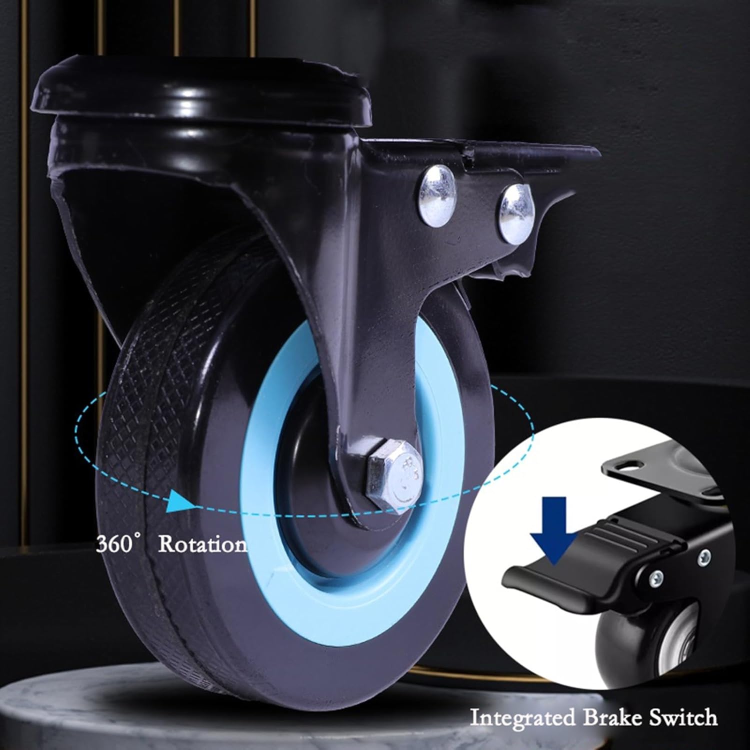 wpenshiDM125 Standventilator Industrieller Elektroventilator Mobiler großer Elektroventilator Fabrik Werkstatt Lager Standventilator(24 inch)