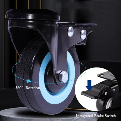 wpenshiDM125 Standventilator Industrieller Elektroventilator Mobiler großer Elektroventilator Fabrik Werkstatt Lager Standventilator(24 inch)