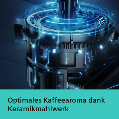 Siemens Kaffeevollautomat EQ6 plus s700, Milchsystem, 12 Getränke, automatische Reinigung des Milchsystems, Keramikmahlwerk, großes Touchdisplay, Edelstahl, TE657503DE